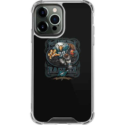 Liquid Blue NFL Philadelphia Eagles Running Back iPhone 14 Pro Max Clear Case