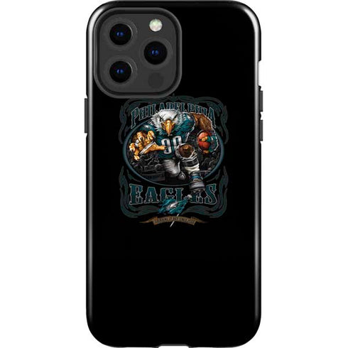 Liquid Blue NFL Philadelphia Eagles Running Back iPhone 15 Pro Max Impact Case