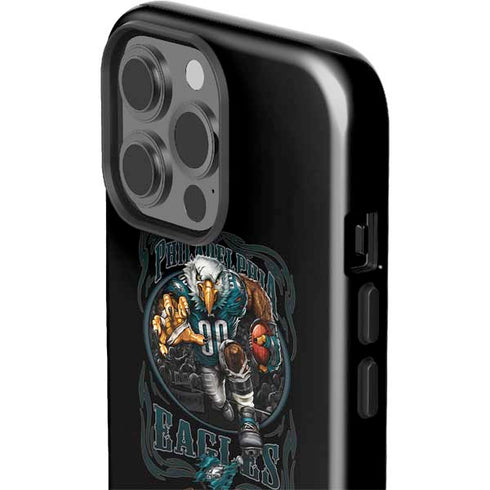 Liquid Blue NFL Philadelphia Eagles Running Back iPhone 15 Pro Max Impact Case