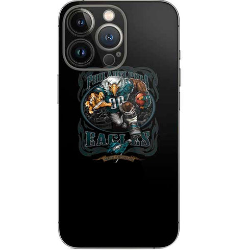 Liquid Blue NFL Philadelphia Eagles Running Back iPhone 14 Pro Skin
