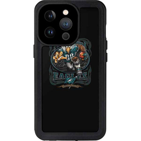 Liquid Blue NFL Philadelphia Eagles Running Back iPhone 14 Pro Waterproof Case