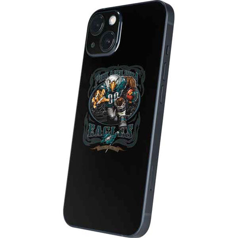Liquid Blue NFL Philadelphia Eagles Running Back iPhone 14 Skin