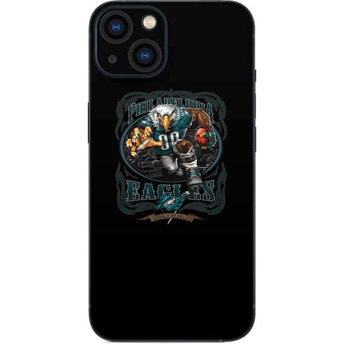 Liquid Blue NFL Philadelphia Eagles Running Back iPhone 15 Skin