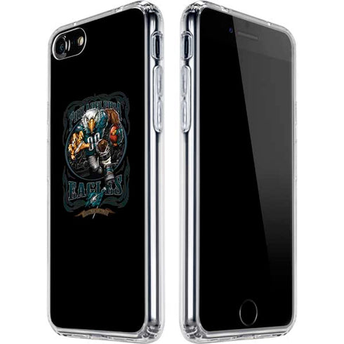 Liquid Blue NFL Philadelphia Eagles Running Back iPhone SE (2nd & 3rd Gen) Clear Case