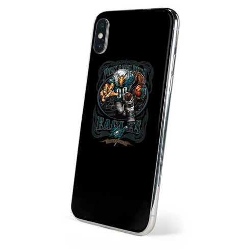 Liquid Blue NFL Philadelphia Eagles Running Back iPhone XS Skin