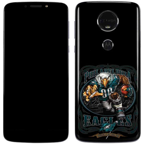 Liquid Blue NFL Philadelphia Eagles Running Back Moto E5 Plus Skin