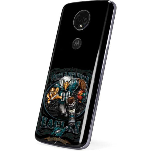 Liquid Blue NFL Philadelphia Eagles Running Back Moto E5 Plus Skin