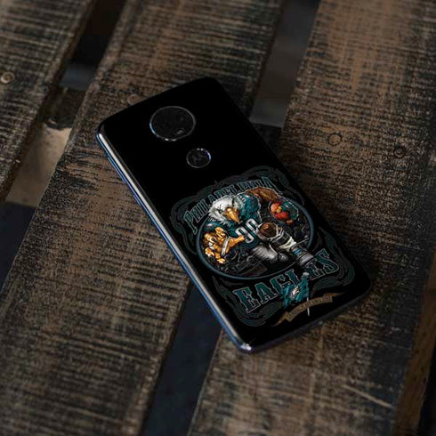 Liquid Blue NFL Philadelphia Eagles Running Back Moto E5 Plus Skin