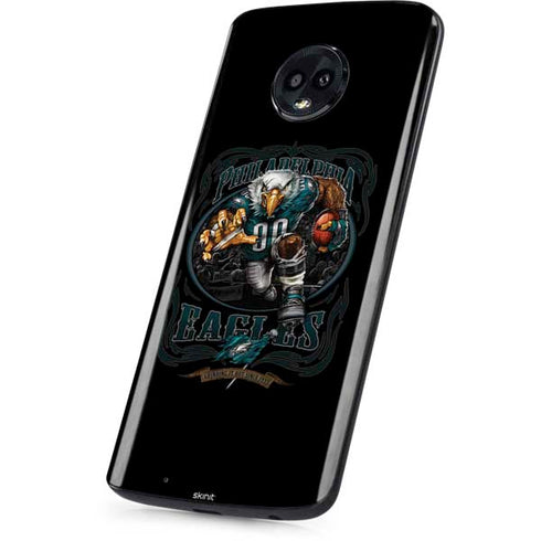 Liquid Blue NFL Philadelphia Eagles Running Back Moto G6 Skin