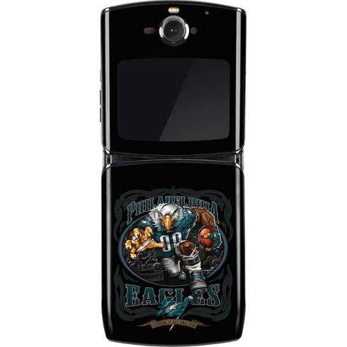 Liquid Blue NFL Philadelphia Eagles Running Back Motorola RAZR Skin