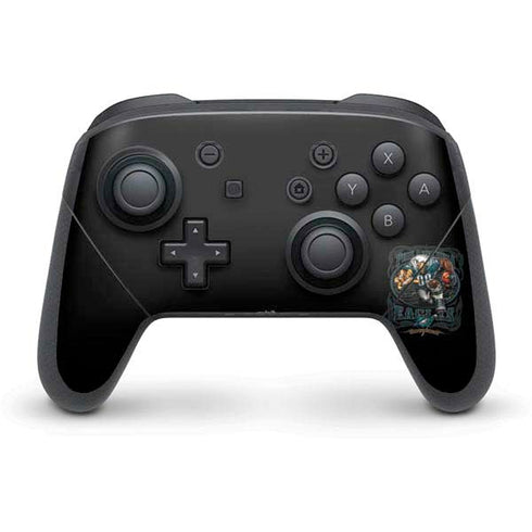 Liquid Blue NFL Philadelphia Eagles Running Back Nintendo Switch Pro Controller Skin