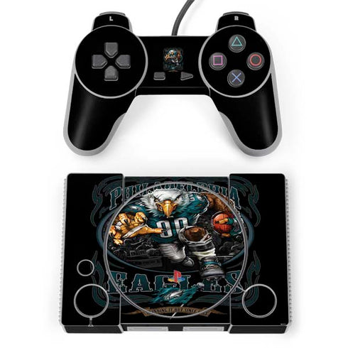 Liquid Blue NFL Philadelphia Eagles Running Back PlayStation Classic Bundle Skin