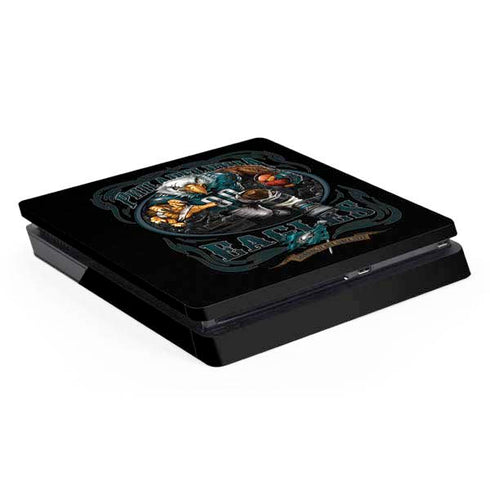 Liquid Blue NFL Philadelphia Eagles Running Back PS4 Slim Skin