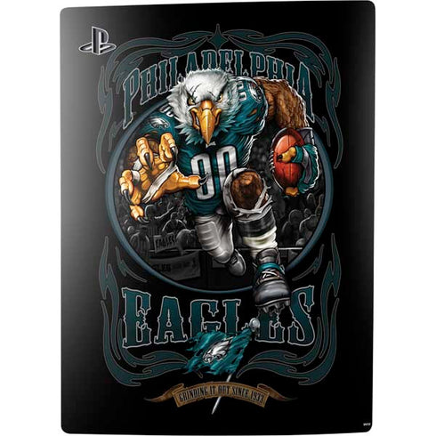 Liquid Blue NFL Philadelphia Eagles Running Back PS5 Console Skin
