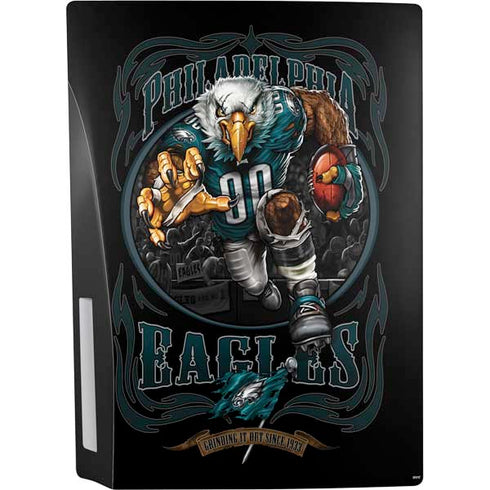 Liquid Blue NFL Philadelphia Eagles Running Back PS5 Console Skin