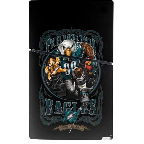 Liquid Blue NFL Philadelphia Eagles Running Back PS5 Slim Digital Edition Bundle Skin