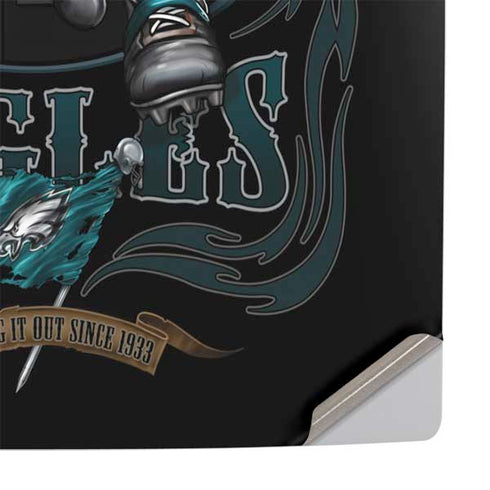Liquid Blue NFL Philadelphia Eagles Running Back PS5 Slim Digital Edition Console Skin