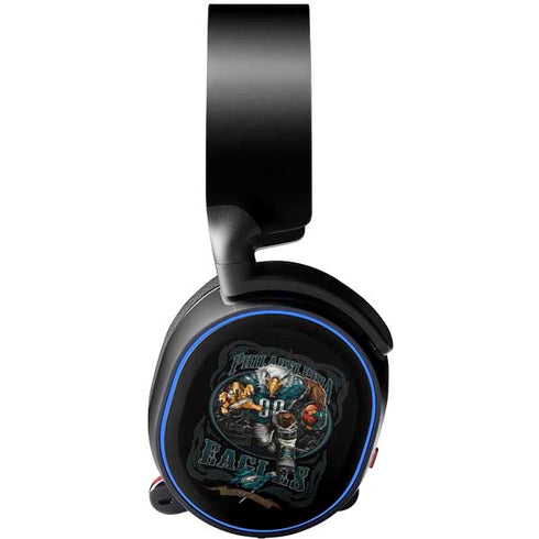 Liquid Blue NFL Philadelphia Eagles Running Back SteelSeries Arctis 5 Skin
