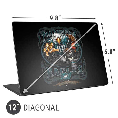 Liquid Blue NFL Philadelphia Eagles Running Back Universal Laptop 12in (9.8 x 6.8in) Skin