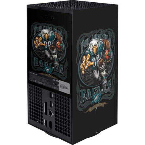 Liquid Blue NFL Philadelphia Eagles Running Back Xbox Series X Bundle Skin