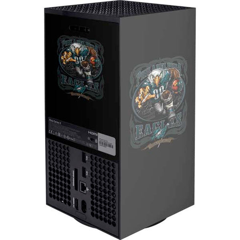 Liquid Blue NFL Philadelphia Eagles Running Back Xbox Series X Console Skin