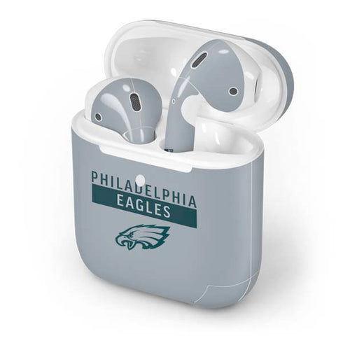 NFL Philadelphia Eagles Silver Performance Series Apple AirPods 2 Skin