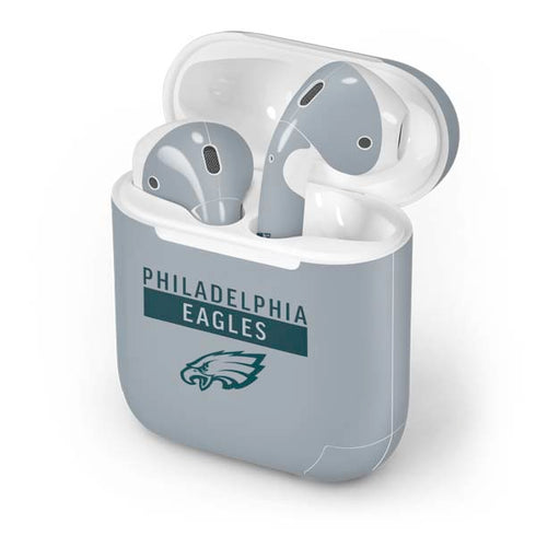 NFL Philadelphia Eagles Silver Performance Series Apple AirPods Skin