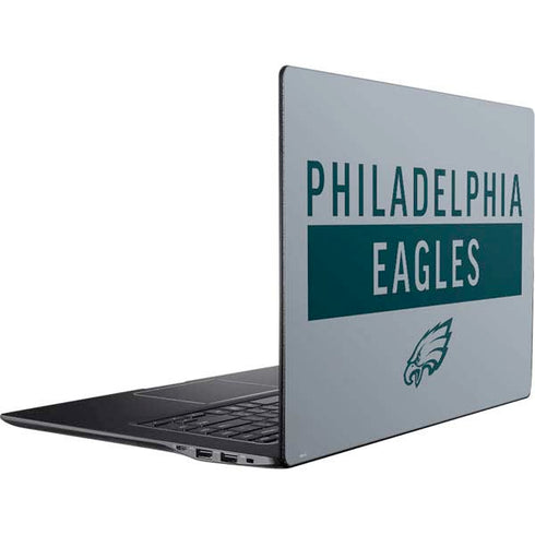 NFL Philadelphia Eagles Silver Performance Series Ativ Book 9 (15.6in 2014) Skin