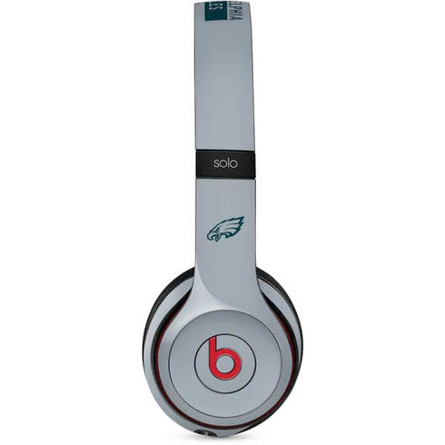 NFL Philadelphia Eagles Silver Performance Series Beats Solo 2 Wireless Skin