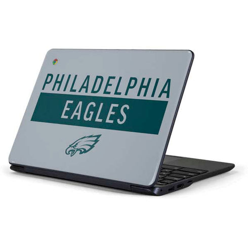 NFL Philadelphia Eagles Silver Performance Series Samsung Chromebook Skin
