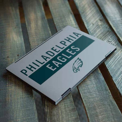NFL Philadelphia Eagles Silver Performance Series HP Envy Skin