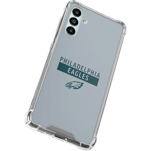 NFL Philadelphia Eagles Silver Performance Series Galaxy A13 5G Clear Case