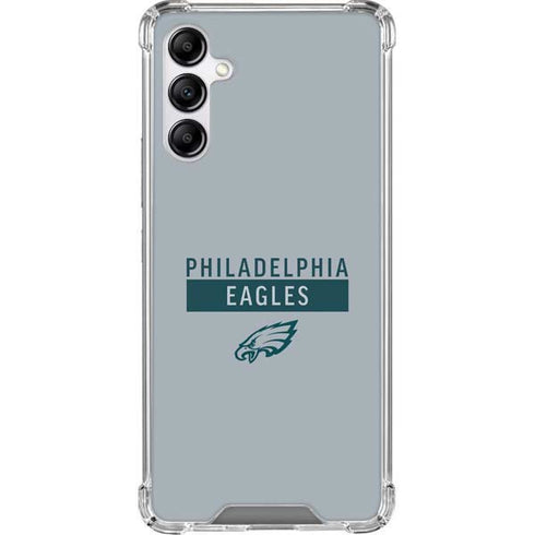 NFL Philadelphia Eagles Silver Performance Series Galaxy A14 5G Clear Case