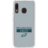 NFL Philadelphia Eagles Silver Performance Series Galaxy A20 Clear Case