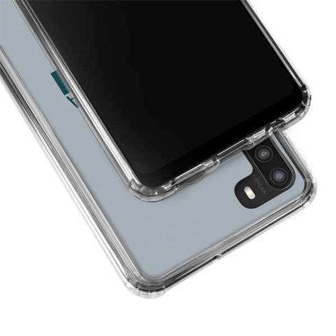 NFL Philadelphia Eagles Silver Performance Series Galaxy A21 Clear Case