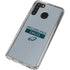 NFL Philadelphia Eagles Silver Performance Series Galaxy A21 Clear Case