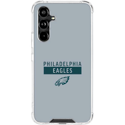 NFL Philadelphia Eagles Silver Performance Series Galaxy A54 5G Clear Case
