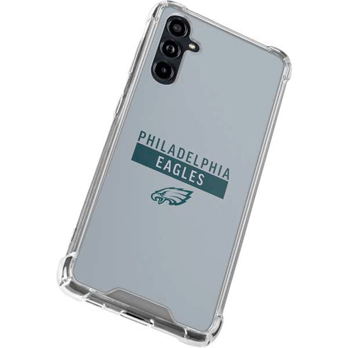 NFL Philadelphia Eagles Silver Performance Series Galaxy A54 5G Clear Case
