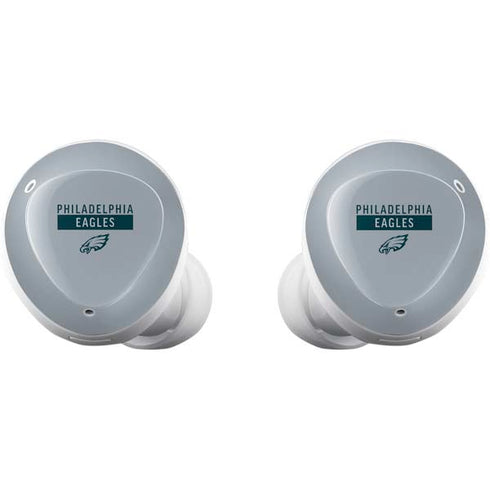 NFL Philadelphia Eagles Silver Performance Series Galaxy Buds Plus Skin