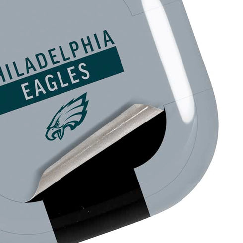 NFL Philadelphia Eagles Silver Performance Series Galaxy Buds Pro Skin