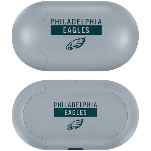 NFL Philadelphia Eagles Silver Performance Series Galaxy Buds Skin