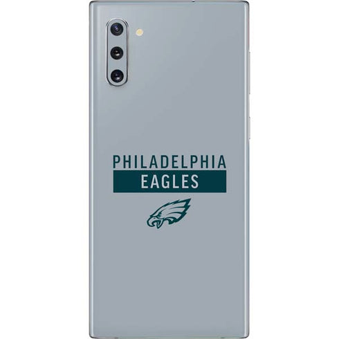 NFL Philadelphia Eagles Silver Performance Series Galaxy Note 10 Skin