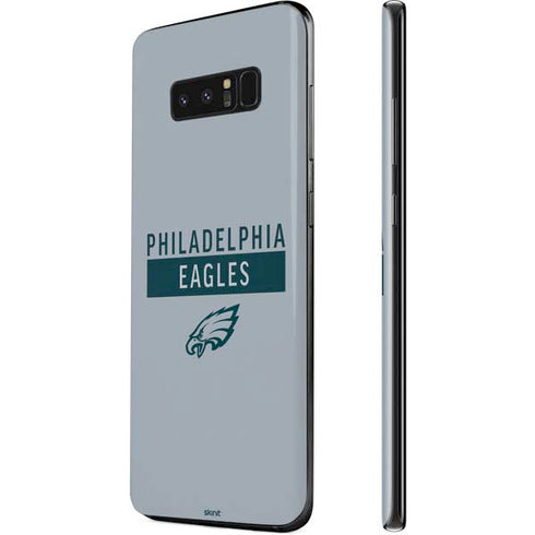 NFL Philadelphia Eagles Silver Performance Series Galaxy Note 8 Skin