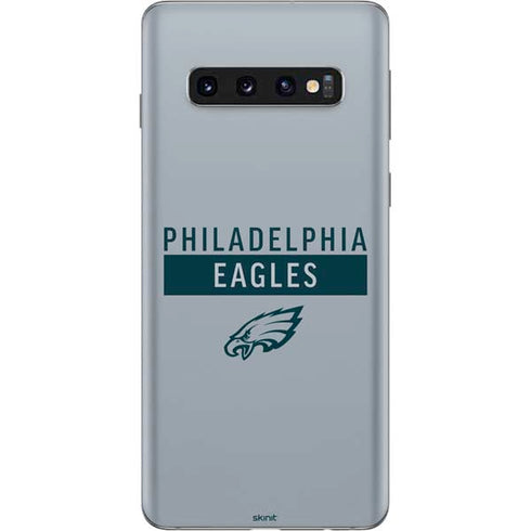 NFL Philadelphia Eagles Silver Performance Series Galaxy S10 Skin