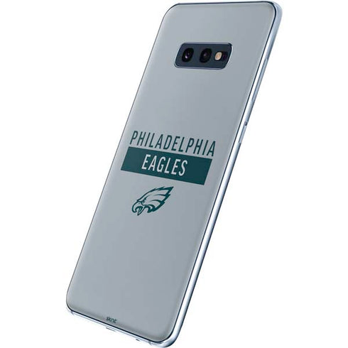 NFL Philadelphia Eagles Silver Performance Series Galaxy S10e Skin