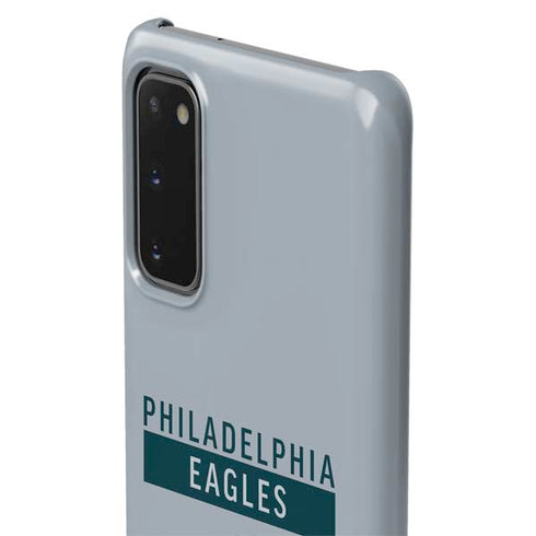 NFL Philadelphia Eagles Silver Performance Series Galaxy S20 Lite Case