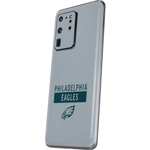NFL Philadelphia Eagles Silver Performance Series Galaxy S20 Ultra 5G Skin