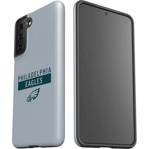NFL Philadelphia Eagles Silver Performance Series Galaxy S21 FE Pro Case