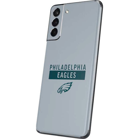 NFL Philadelphia Eagles Silver Performance Series Galaxy S21 Plus 5G Skin