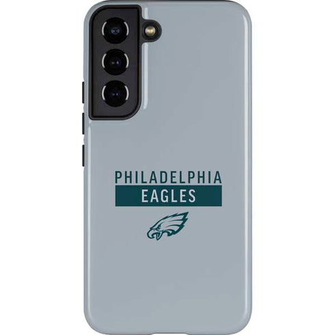 NFL Philadelphia Eagles Silver Performance Series Galaxy S22 Pro Case